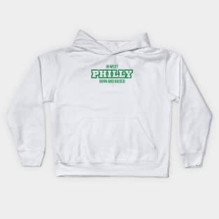 Philadelphia born and raised Kids Hoodie